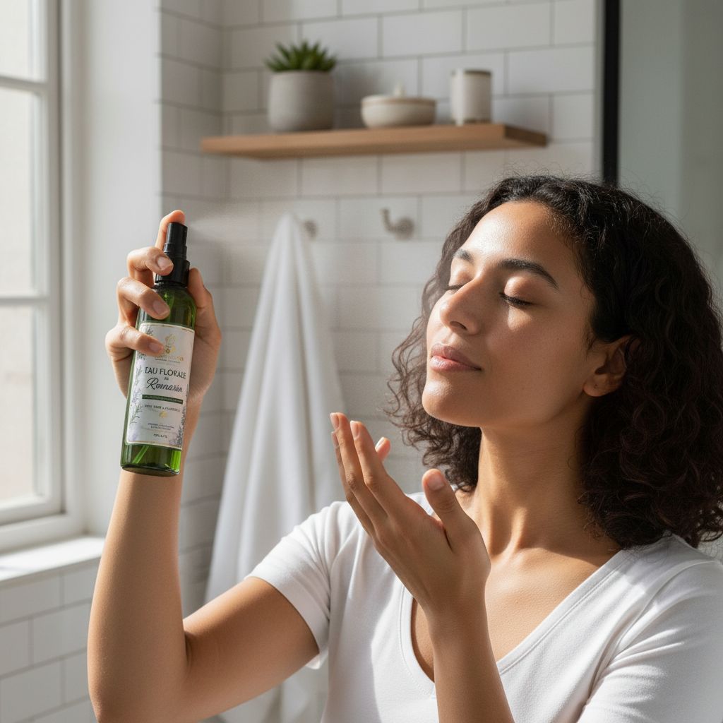 Eau florale de Romarin bienfaits exceptionnels pour votre peau
