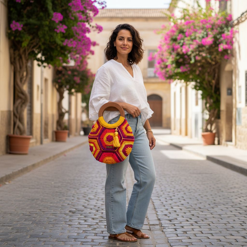 Sac crochet élégant pour un style unique et tendance
