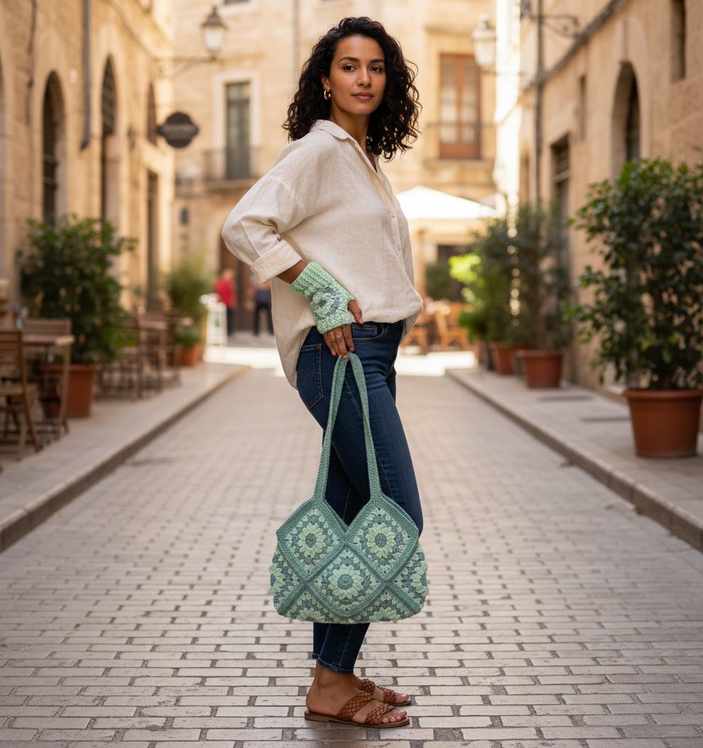 sac en crochet élégant pour un style unique et intemporel