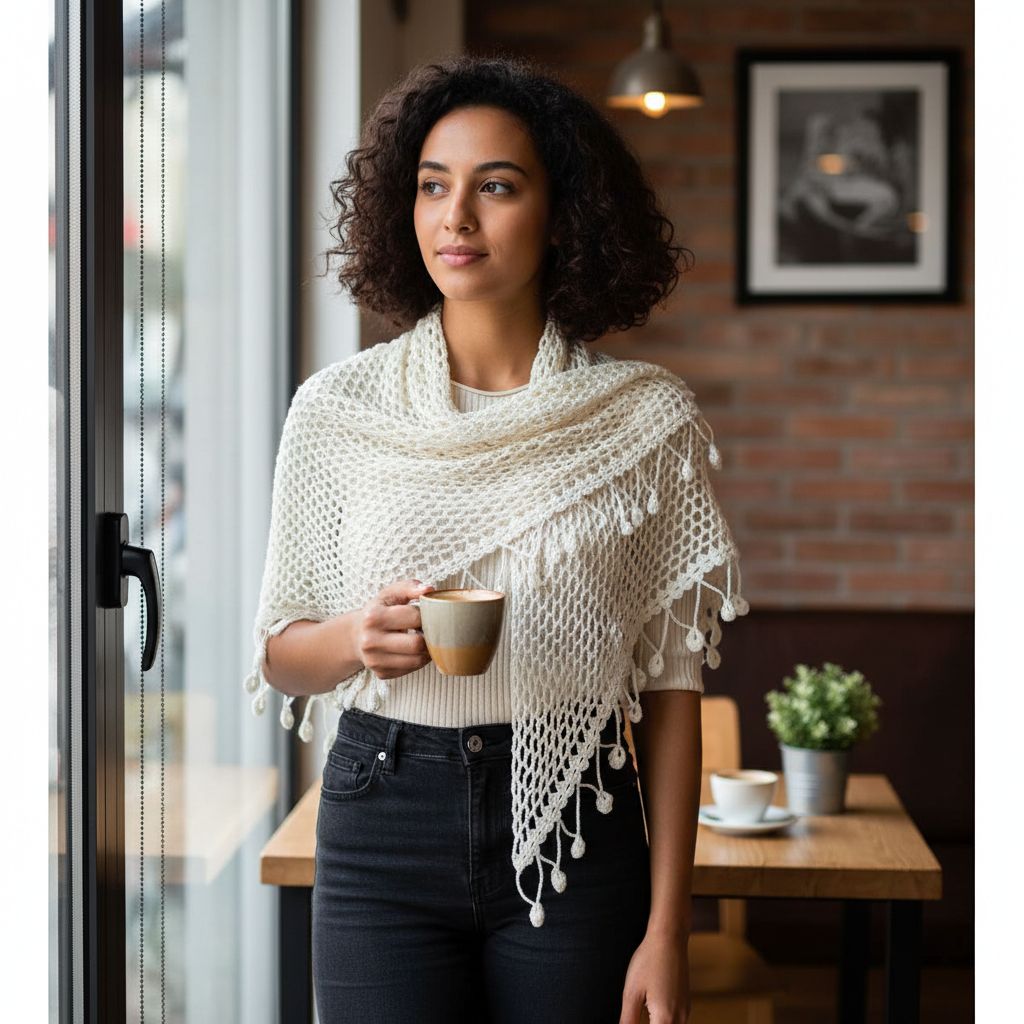 Foulard élégant en crochet pour un style irrésistible et chic