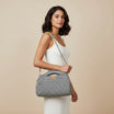sac artisanal Golden Pearl argent doré pour un look chic et unique