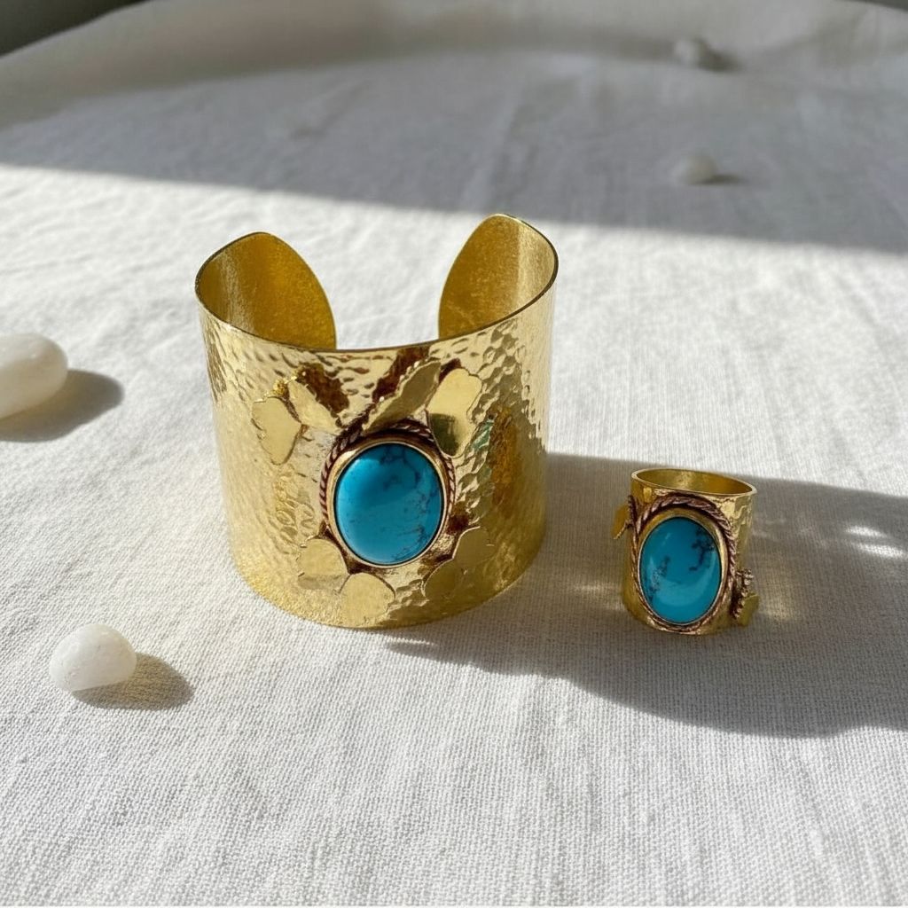 Gourmette cuivre élégance en or 18K