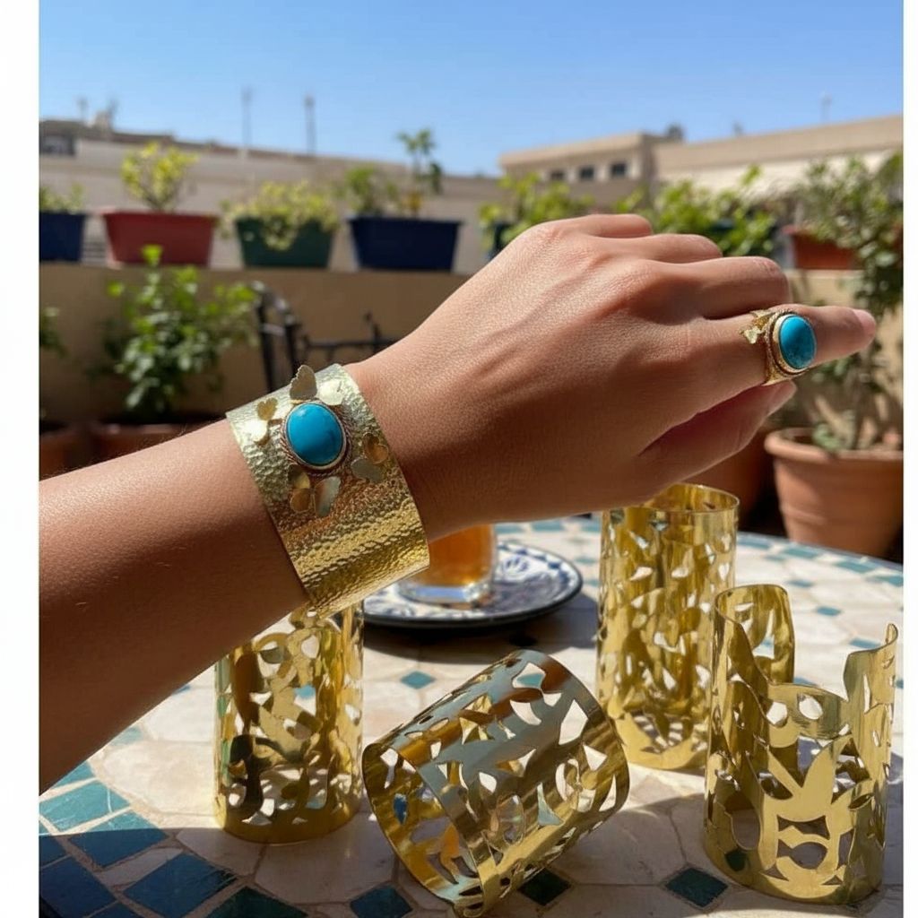 Gourmette cuivre élégance en or 18K