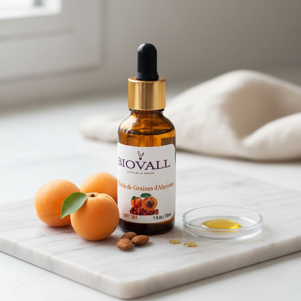 Huile abricot pure pour une peau éclatante et nourrie