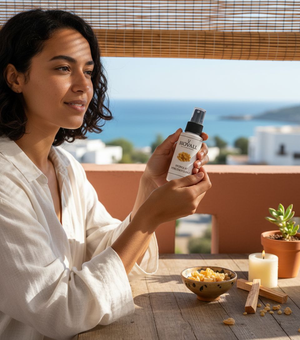 Hydrolat d'encens pur pour une ambiance relaxante et spirituelle