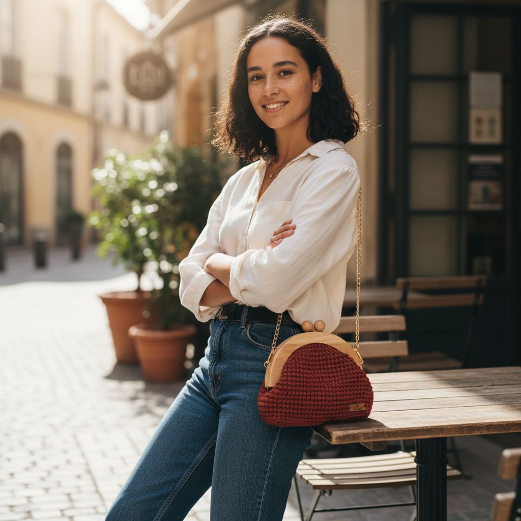Sac en crochet élégant pour un style unique et raffiné