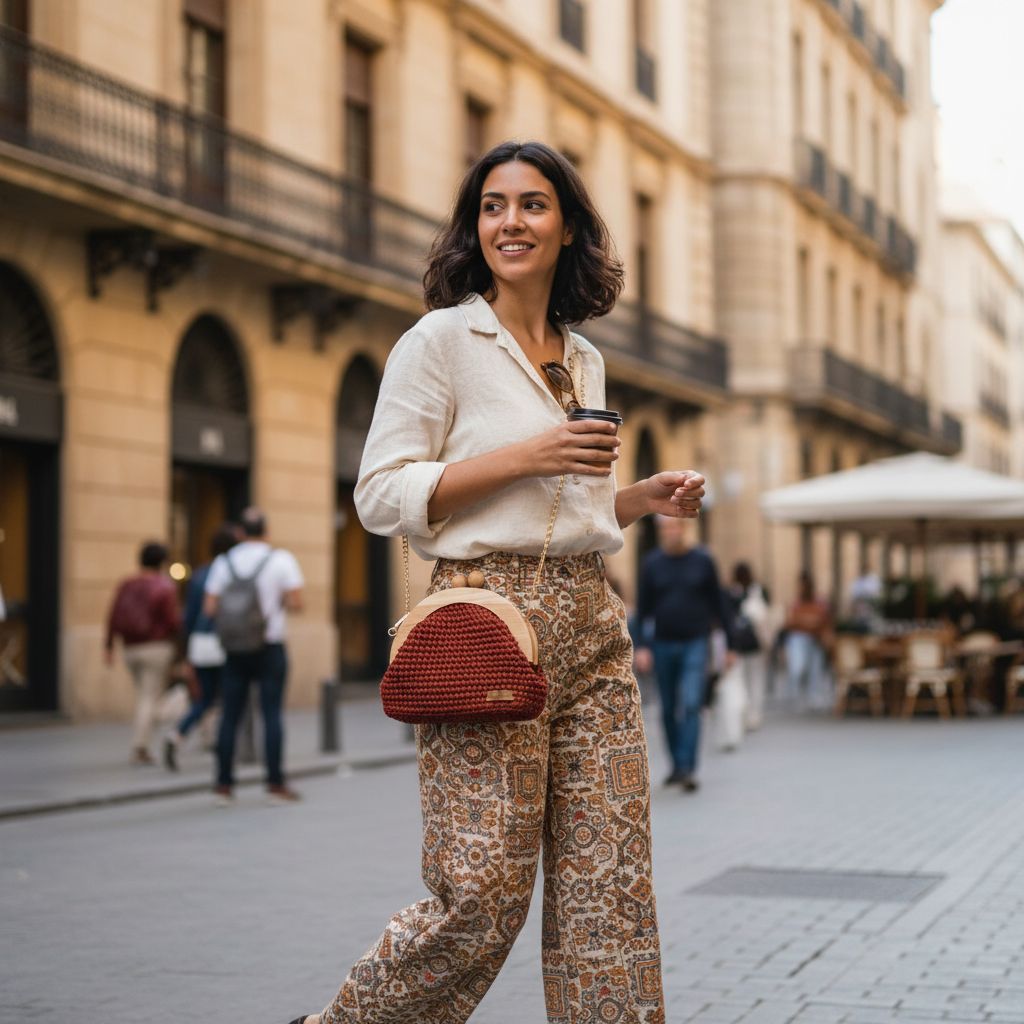 Sac en crochet élégant pour un style unique et raffiné