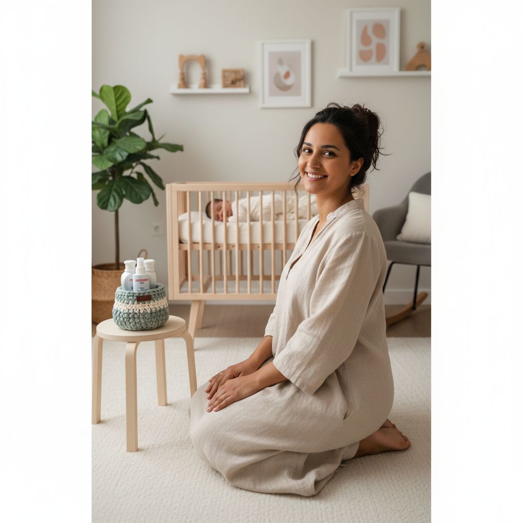 panier de rangement bébé luxe pour une chambre ordonnée