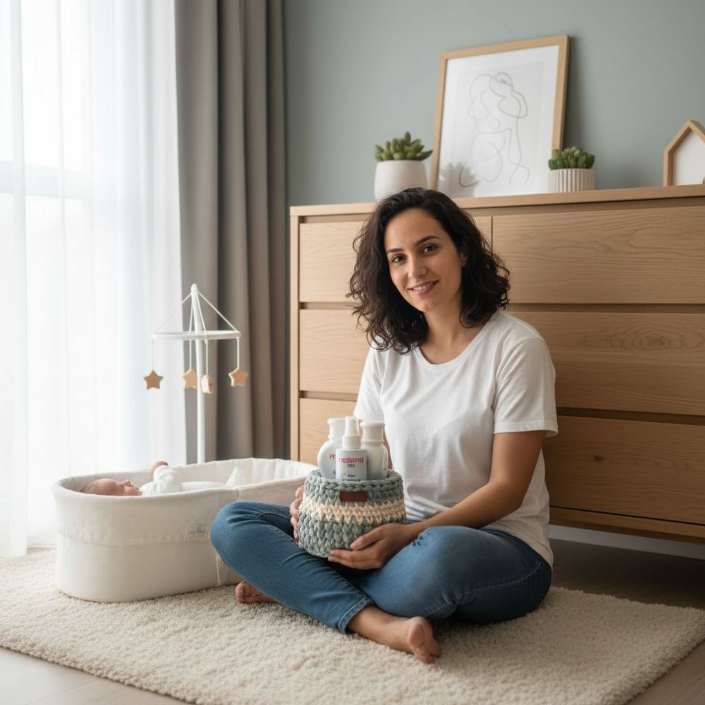 panier de rangement bébé luxe pour une chambre ordonnée