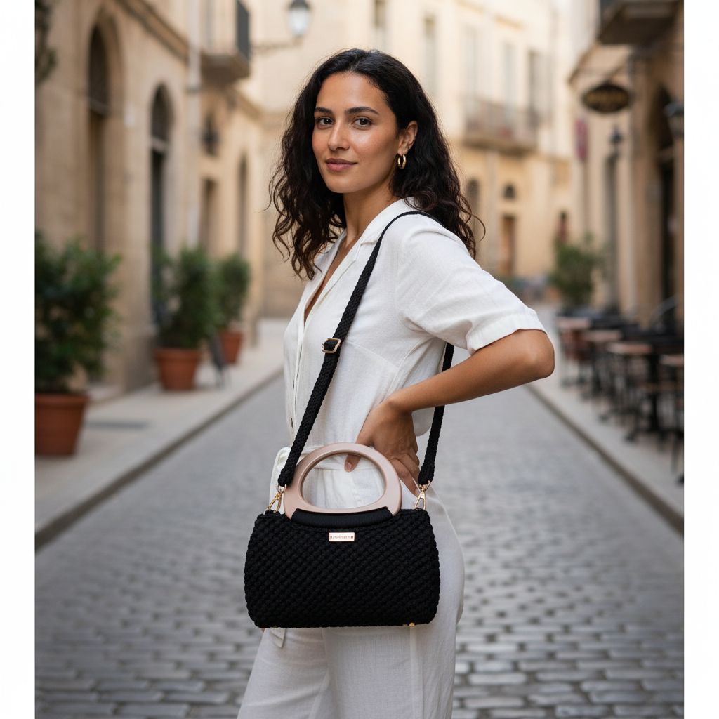 Sac en crochet tendance pour un style unique et élégant