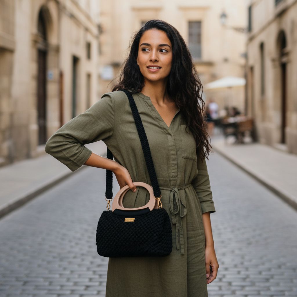Sac en crochet tendance pour un style unique et élégant