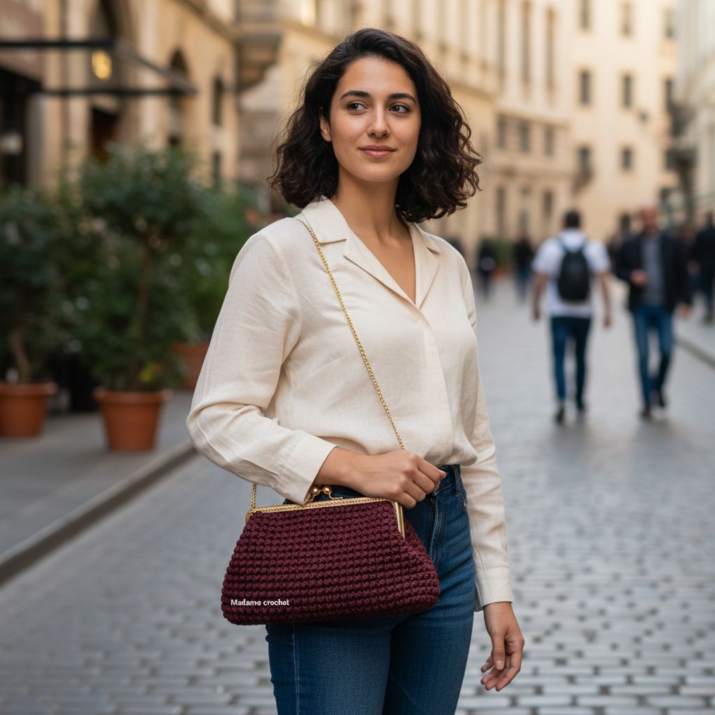 Sac en crochet élégant pour un style unique et irrésistible