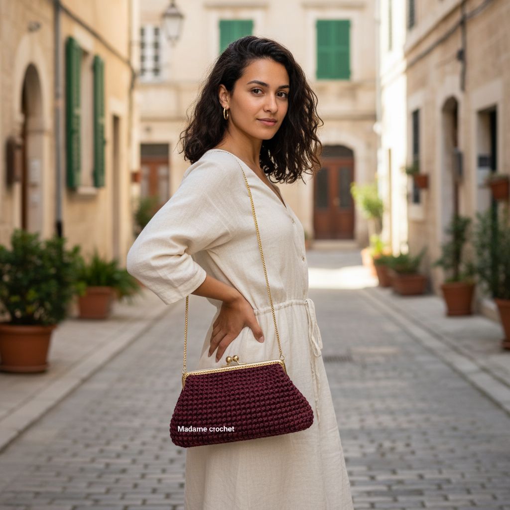 Sac en crochet élégant pour un style unique et irrésistible