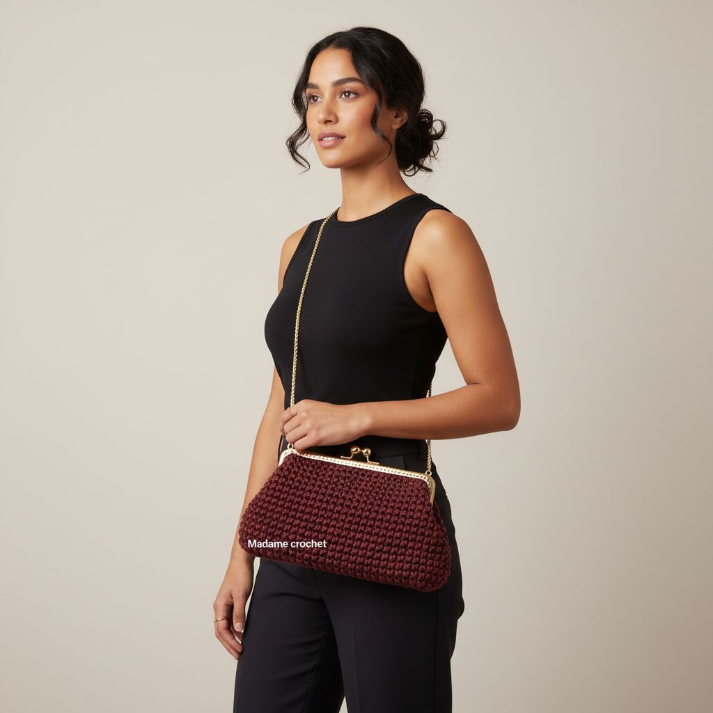 Sac en crochet élégant pour un style unique et raffiné
