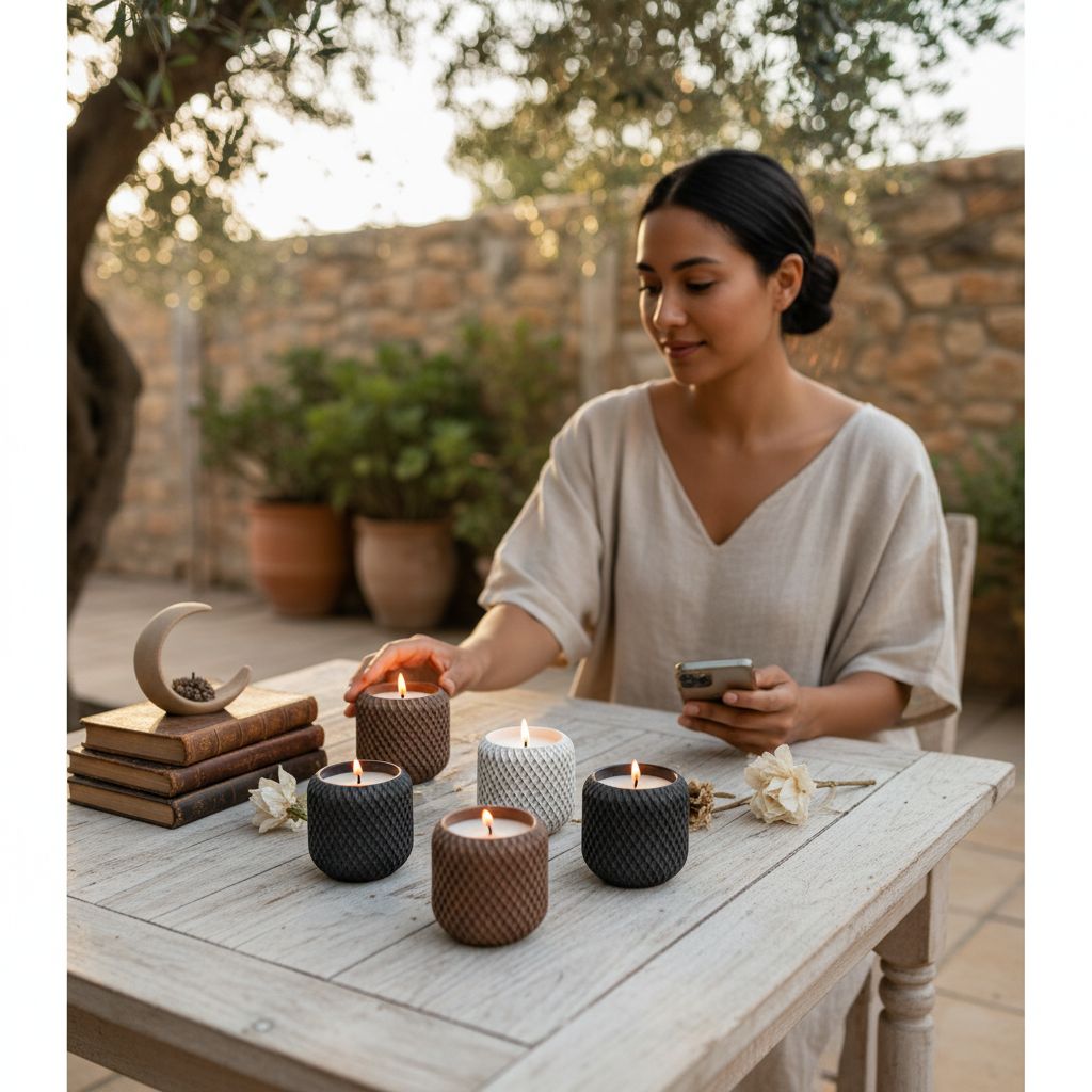 Mini bougie parfumée exclusive pour une ambiance chaleureuse
