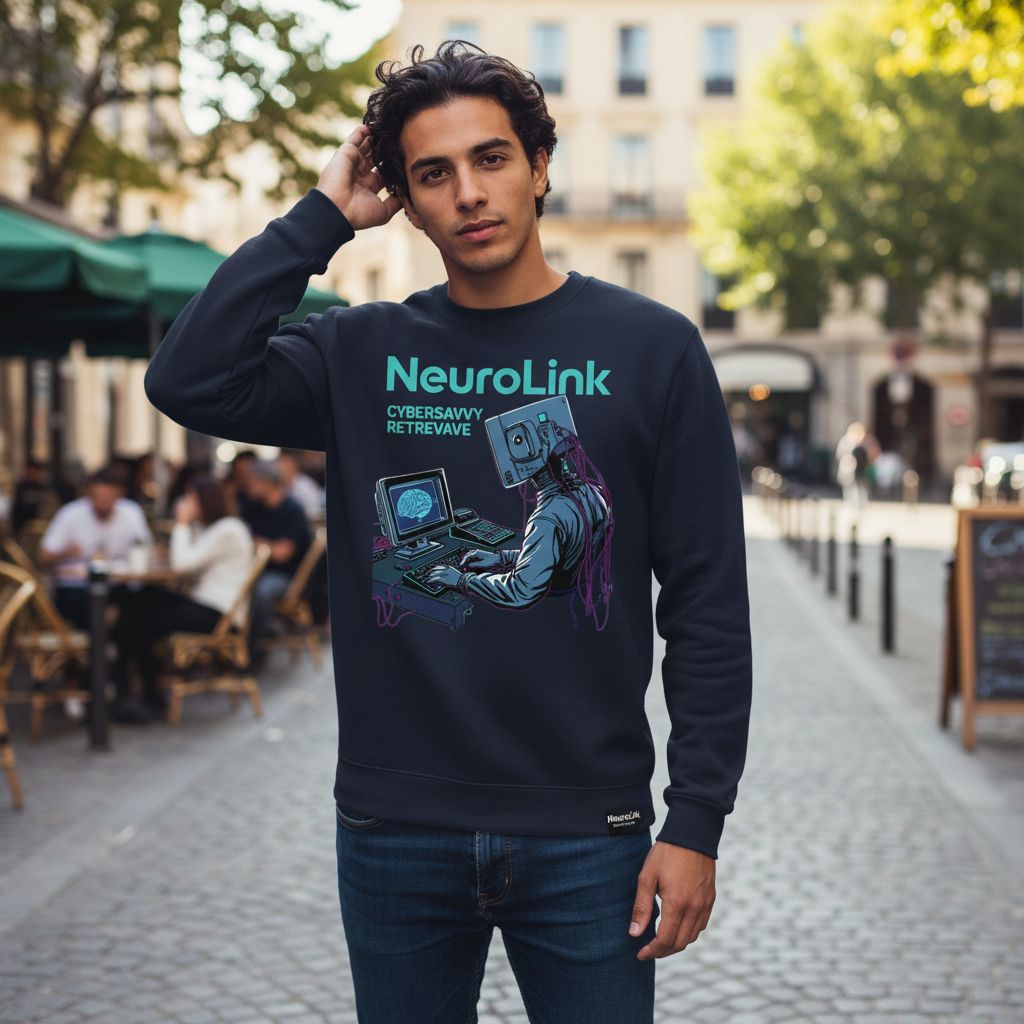 Tshirt cyberpunk exclusif pour un style futuriste irrésistible