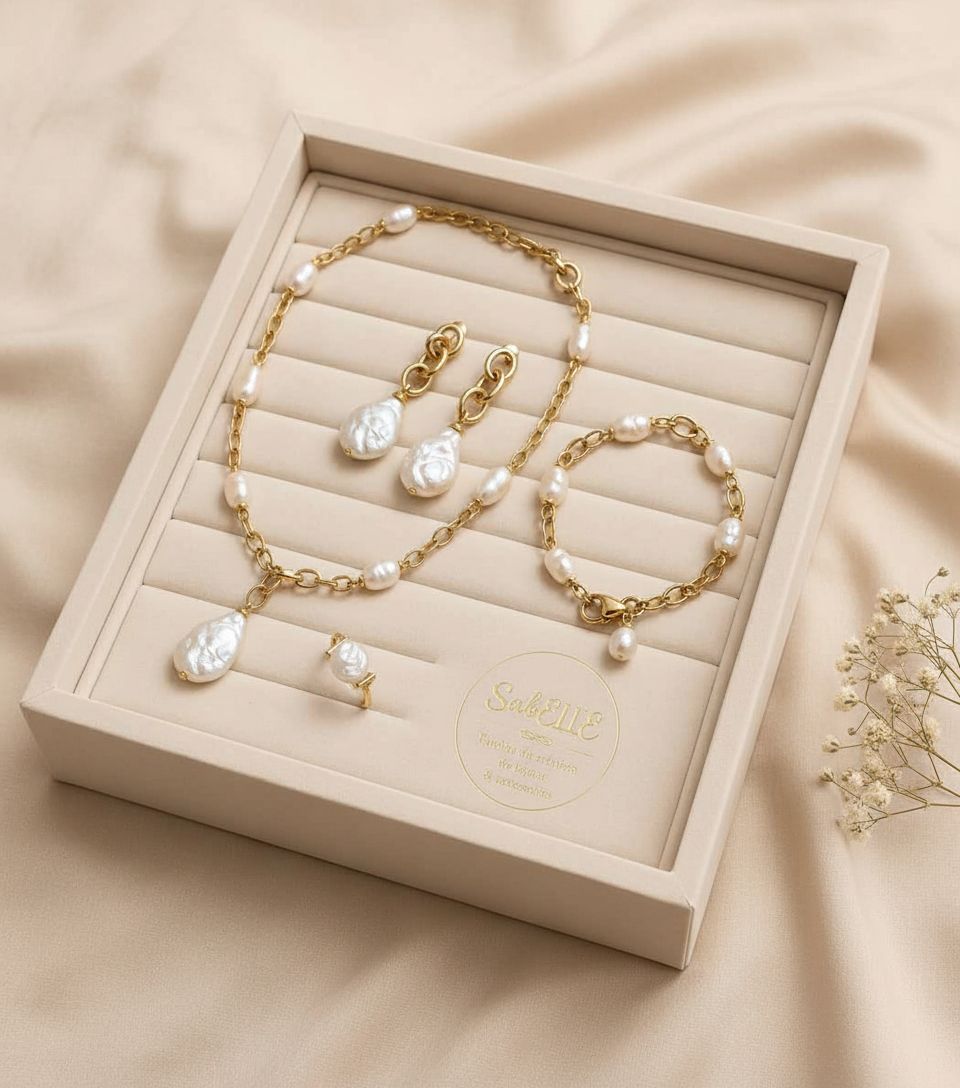 bijoux en argent collection exclusive en or 24k et perles de culture