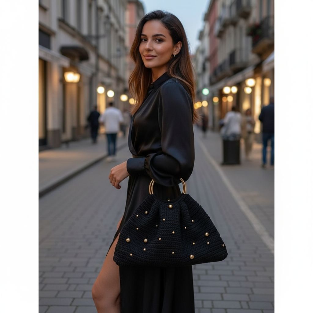 sac noir Nuit doré l'élégance intemporelle en toute occasion