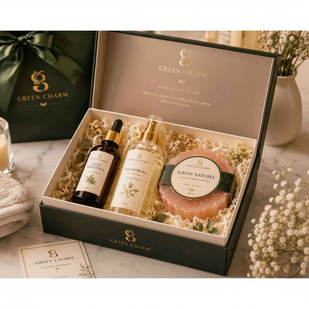 Coffret beauté GREEN CHARM pour une peau éclatante et naturelle