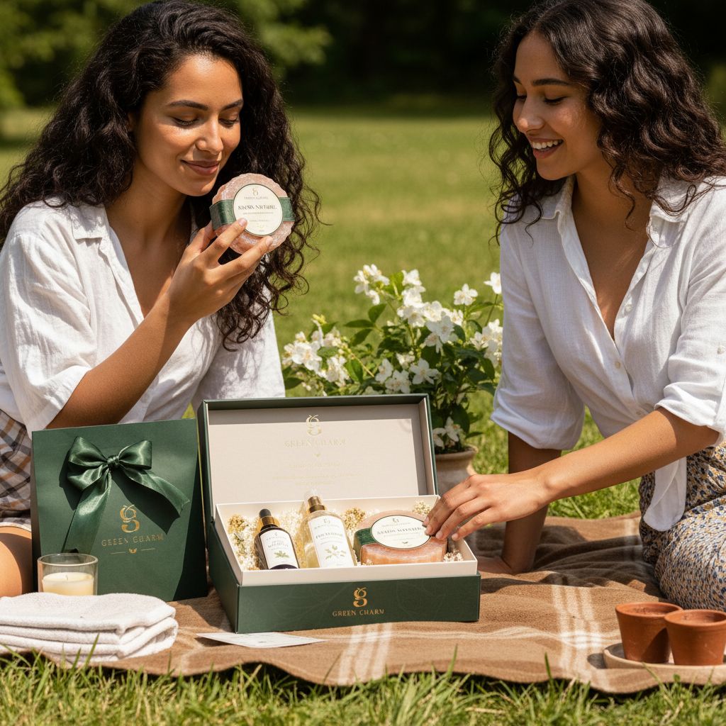 Coffret beauté GREEN CHARM pour une peau éclatante et naturelle
