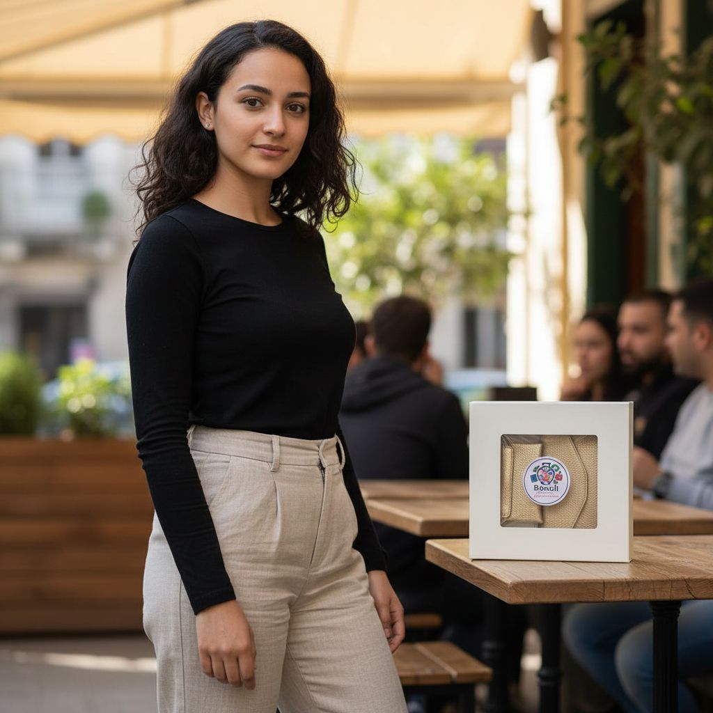 Porte-cartes cuir doré mat fait main