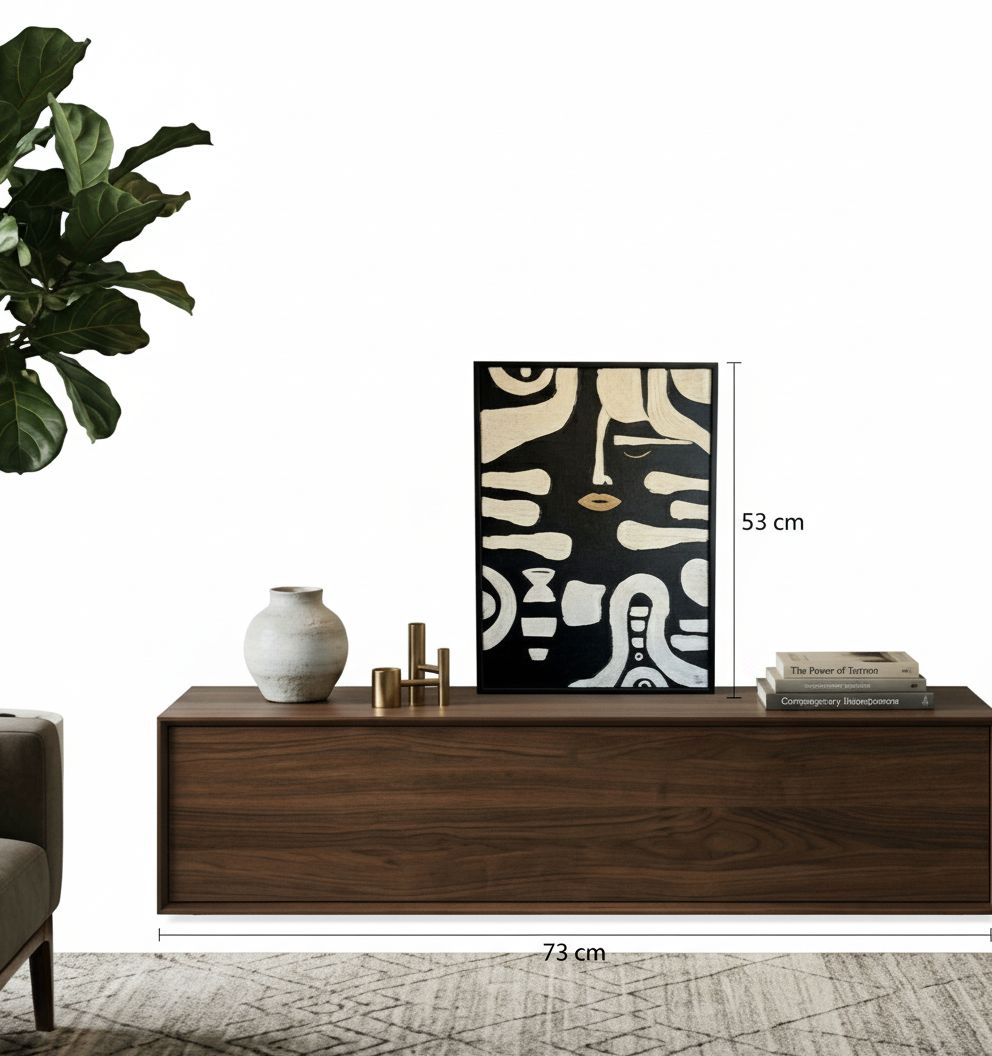 Peinture acrylique texturée noir et blanc pour une déco unique