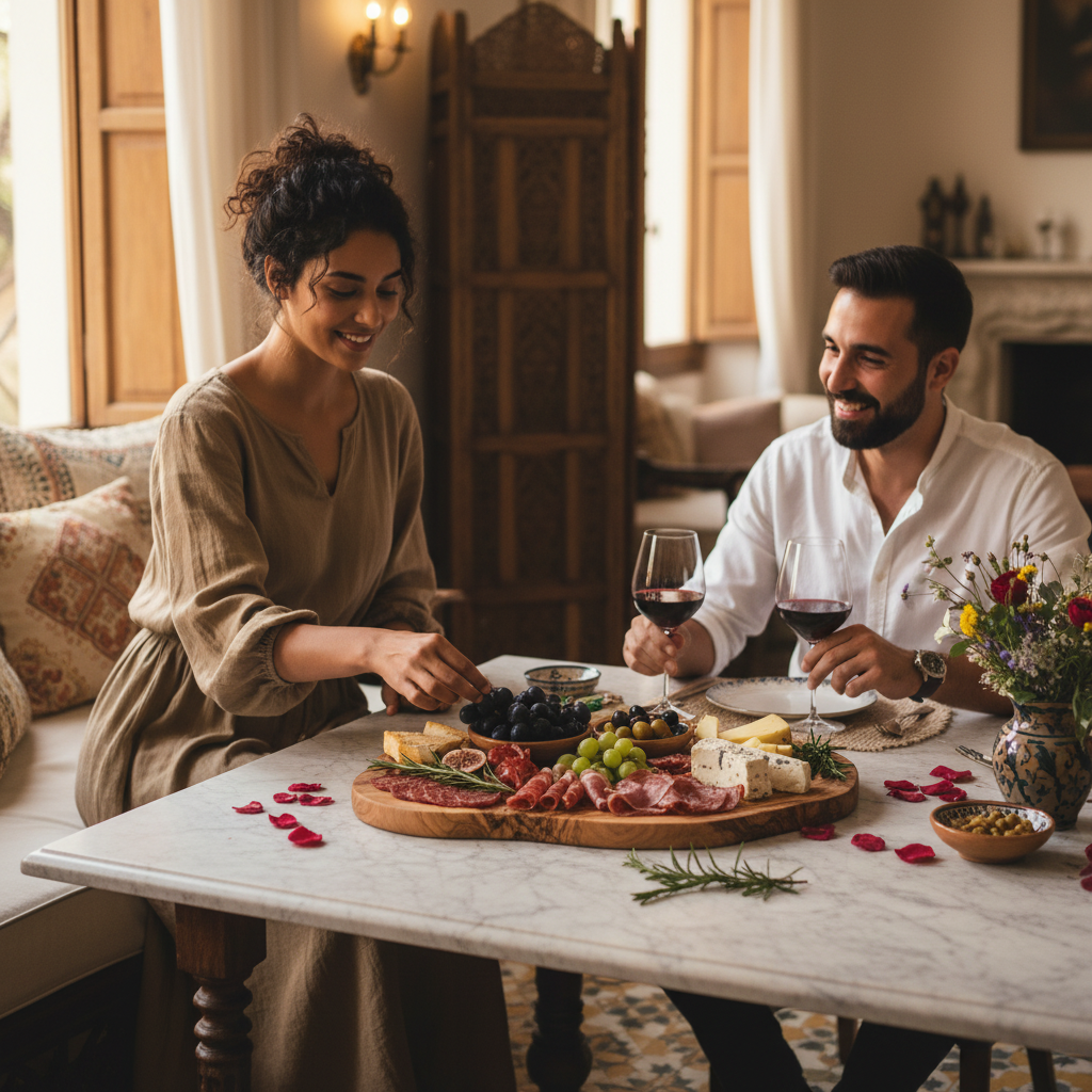 Planche à découper rustique 36x26 cm pour une cuisine élégante