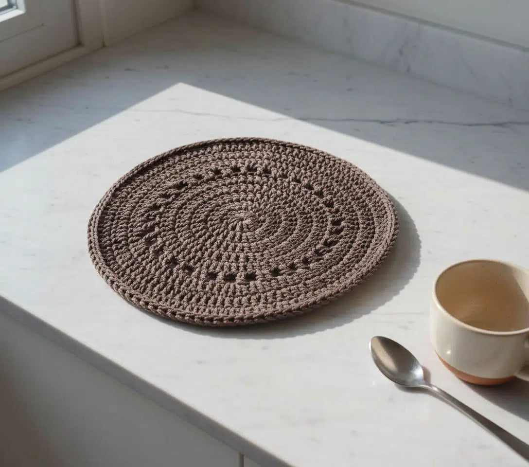 Sous Plat en crochet exclusif pour une décoration élégante et unique