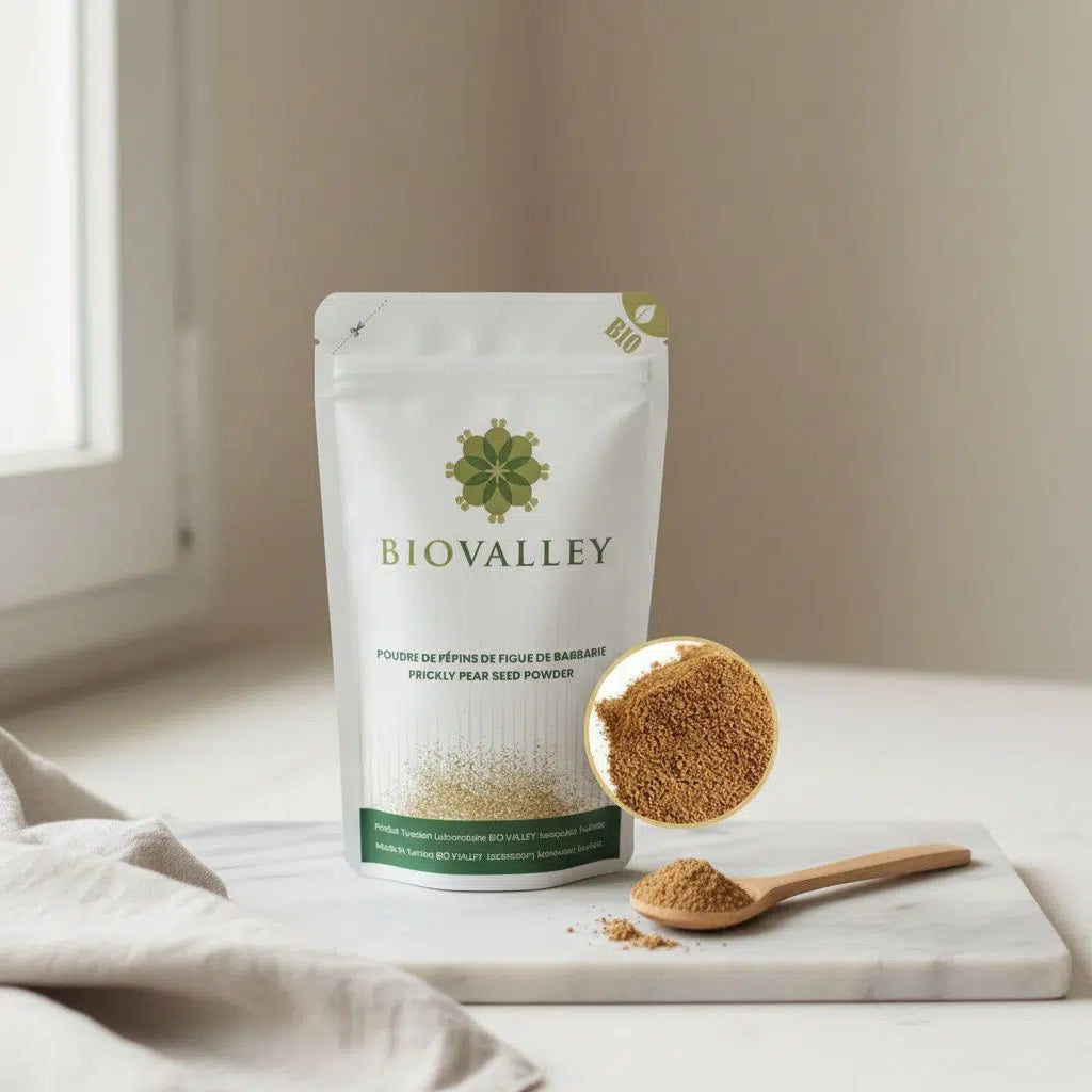 Poudre exfoliante bio de pépins de figue de barbarie 150 g
