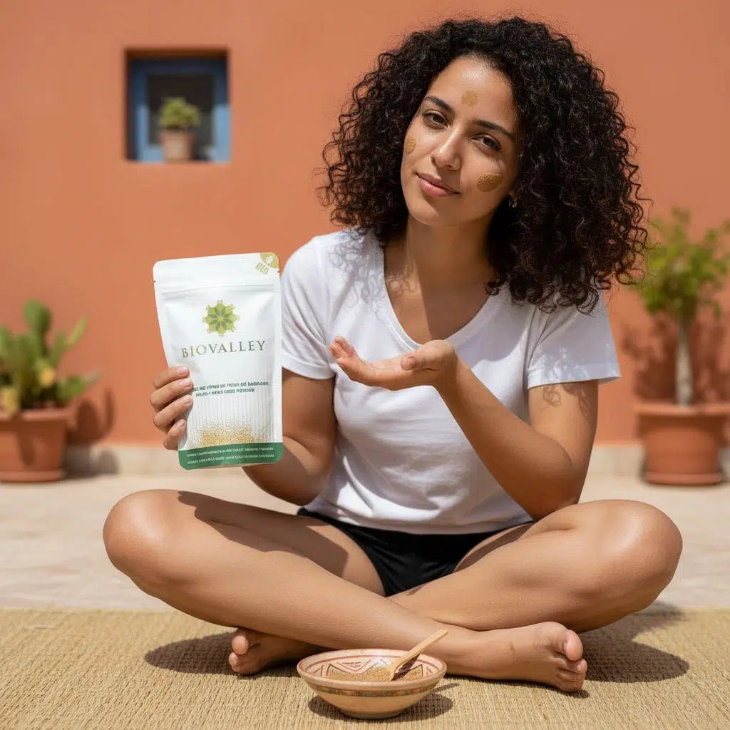 Poudre exfoliante bio de pépins de figue de barbarie 150 g