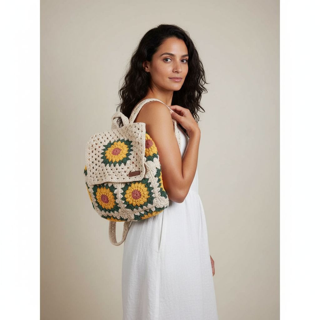 Sac à dos tournesol design unique pour un style éclatant