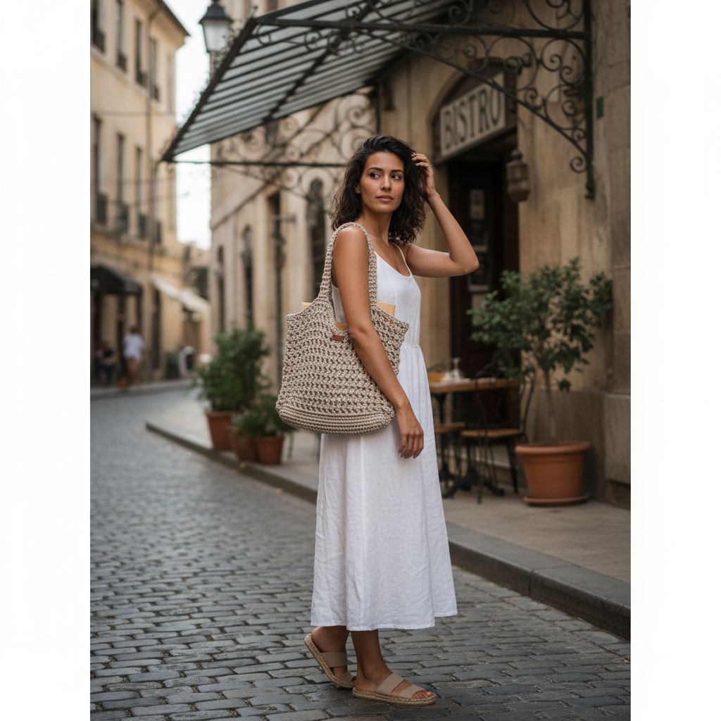 sac macramé élégant pour un style unique et tendance