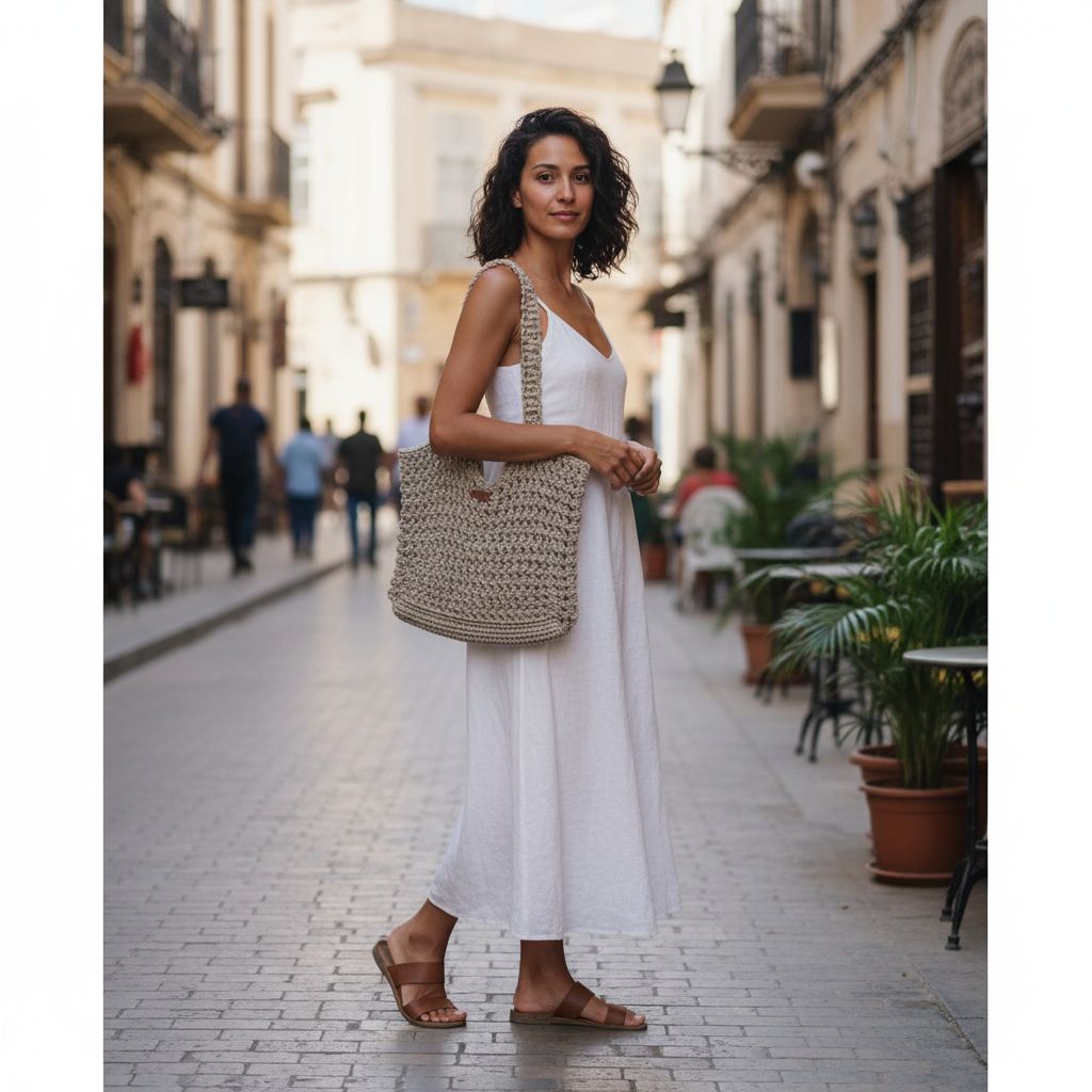 sac macramé élégant pour un style unique et tendance
