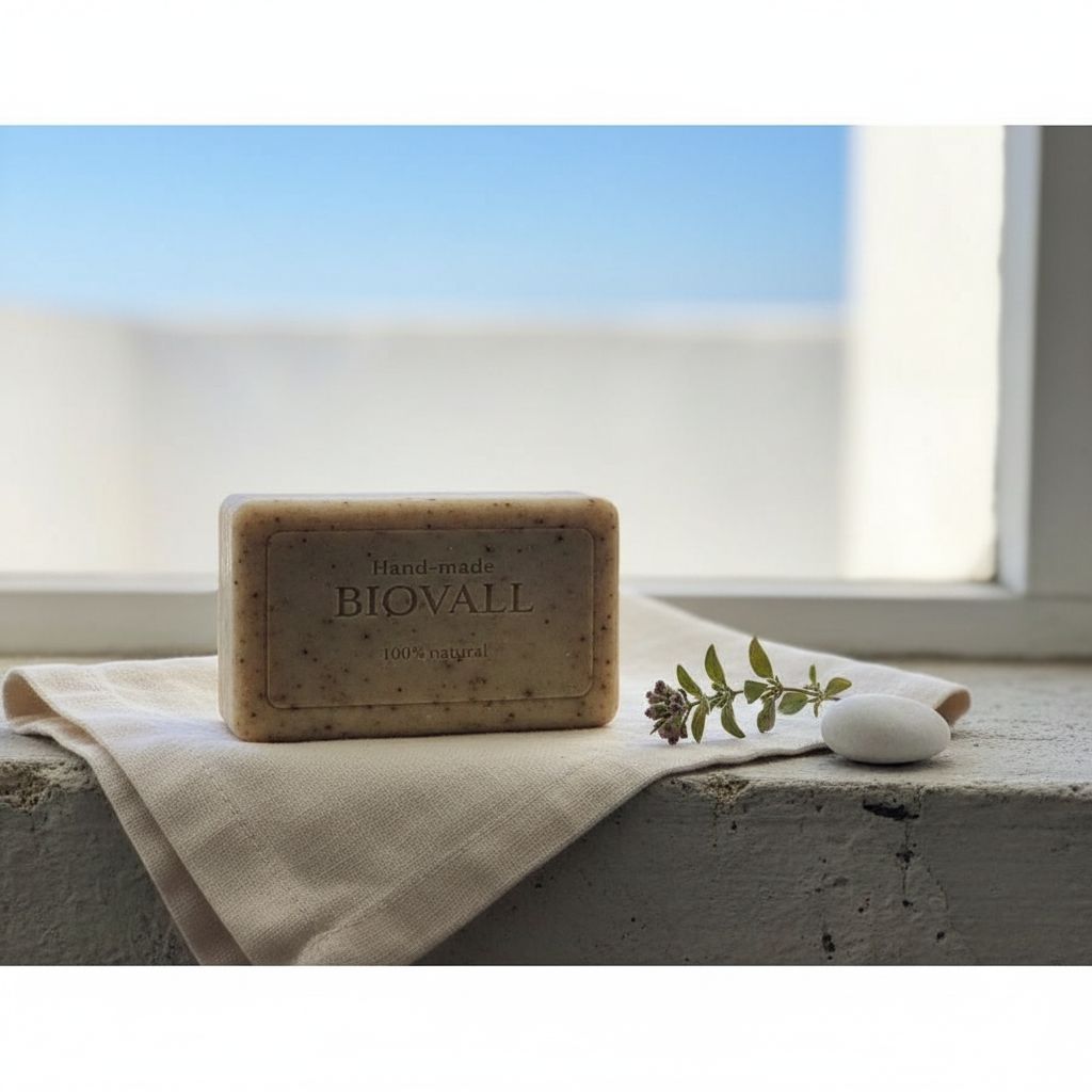 Savon exfoliant luxe à huile et farine de pépins de figue