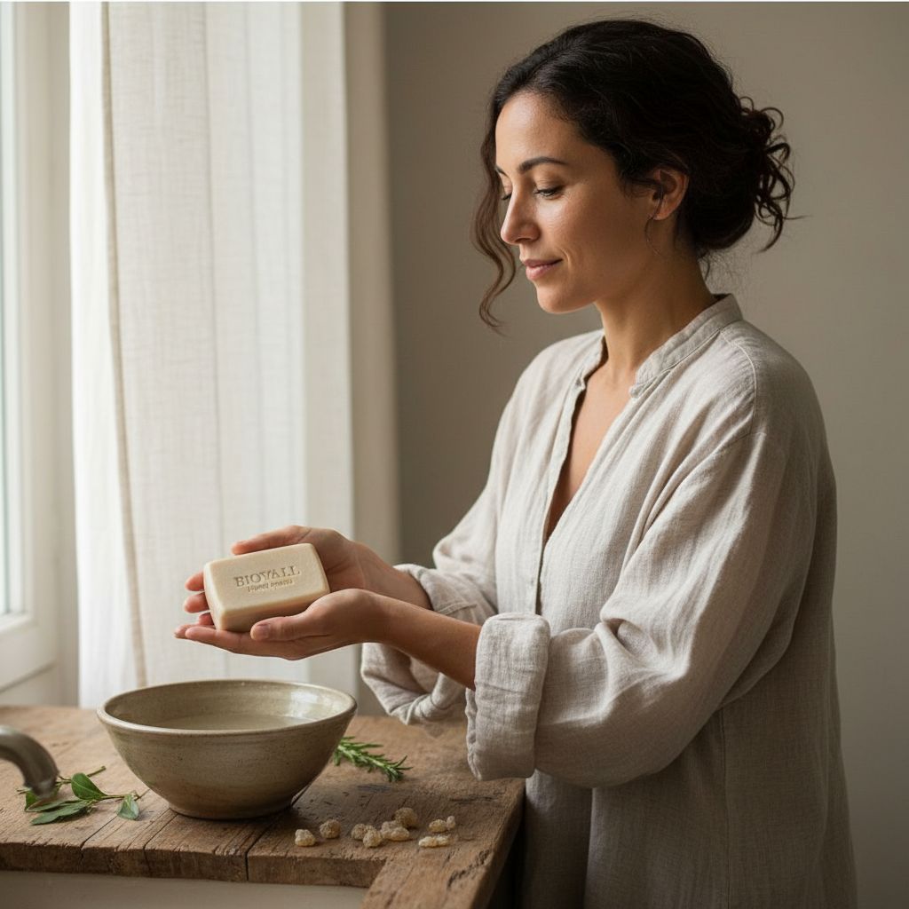 Savon naturel d'Oliban purifiez votre peau avec luxe 80 g