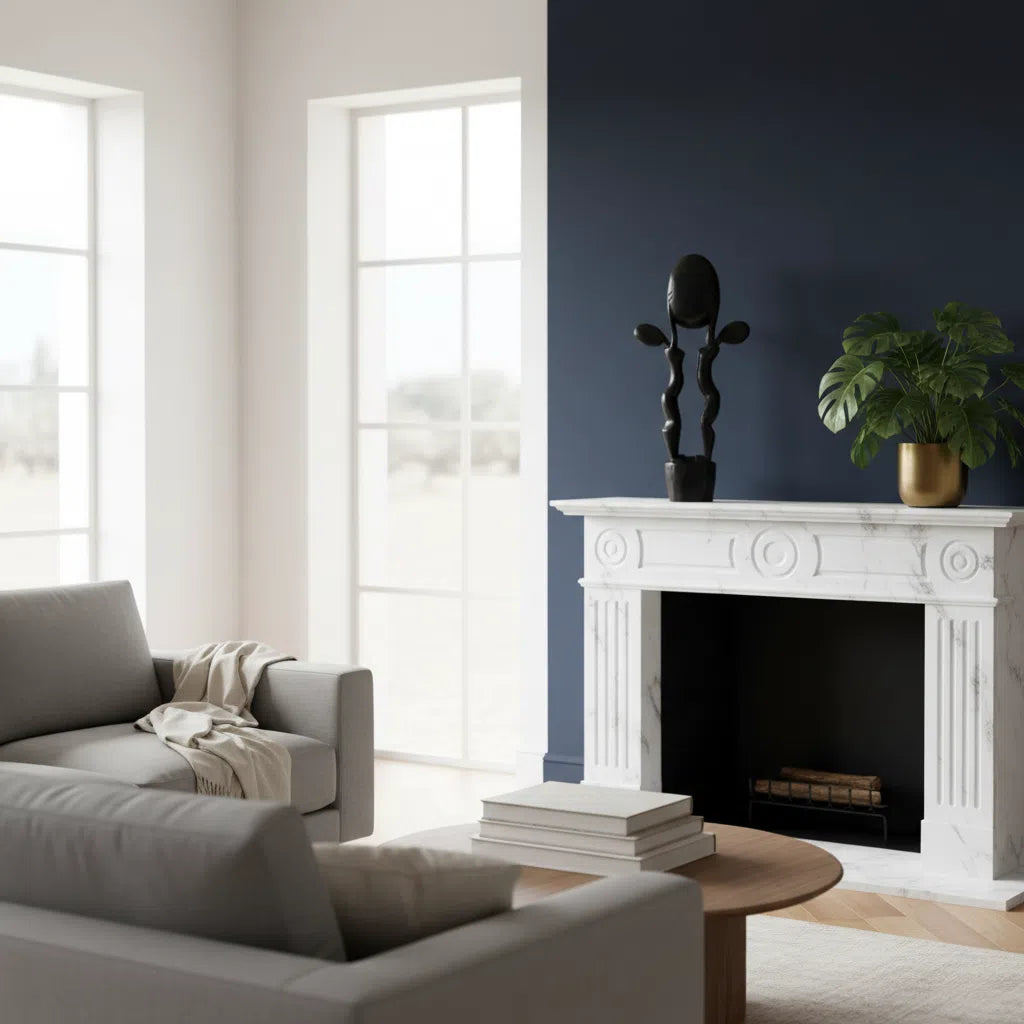 sculpture moderne élégance noire 50x14 cm pour votre intérieur