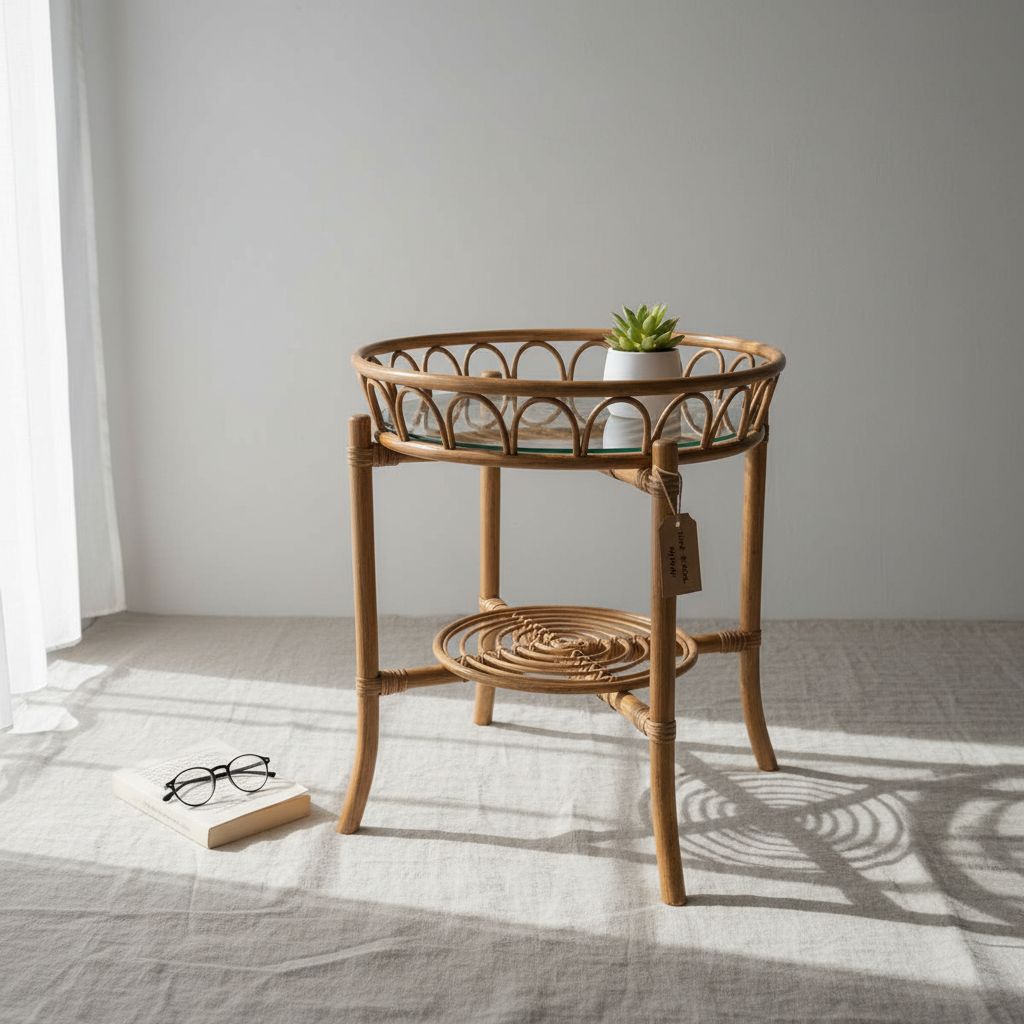 table basse Mayda design premium couleur légèrement marron
