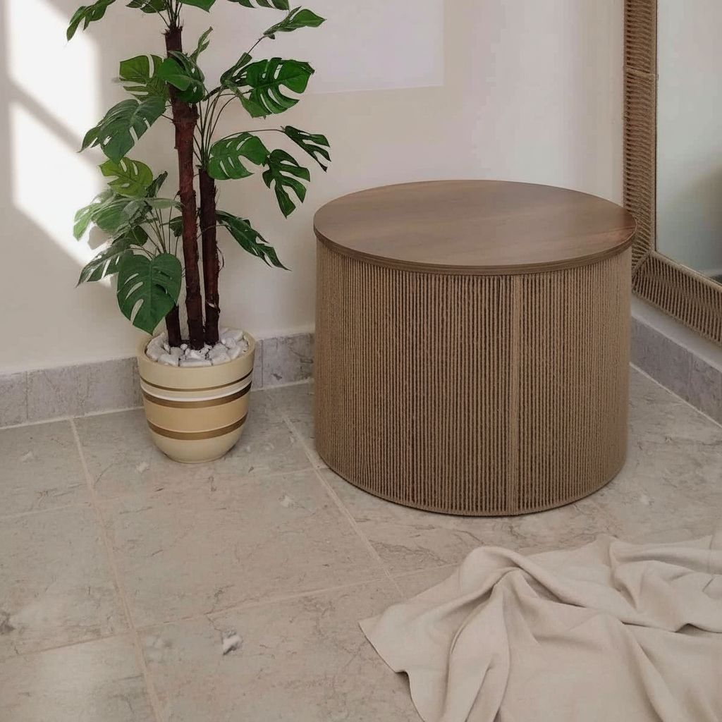 table ronde design exclusif pour un intérieur chic et moderne