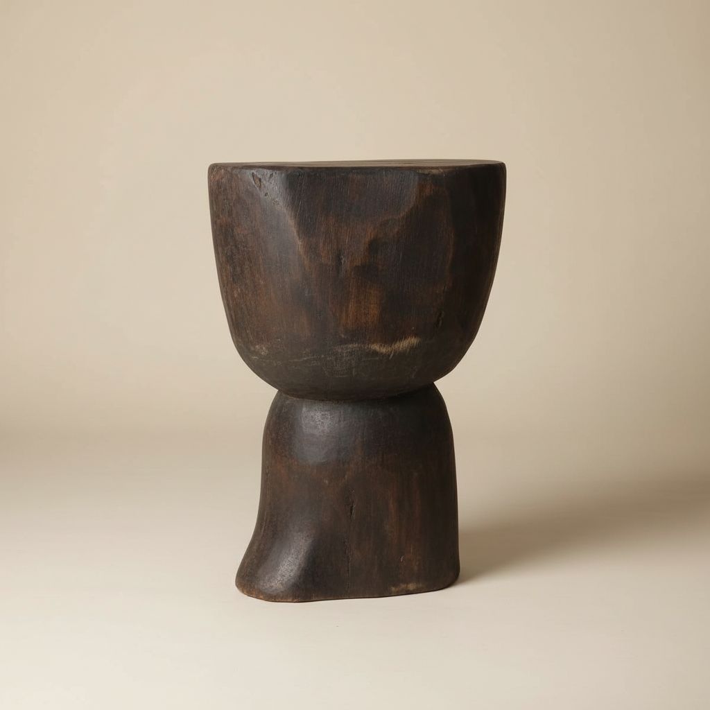 Tabouret africain design exclusif pour un intérieur élégant