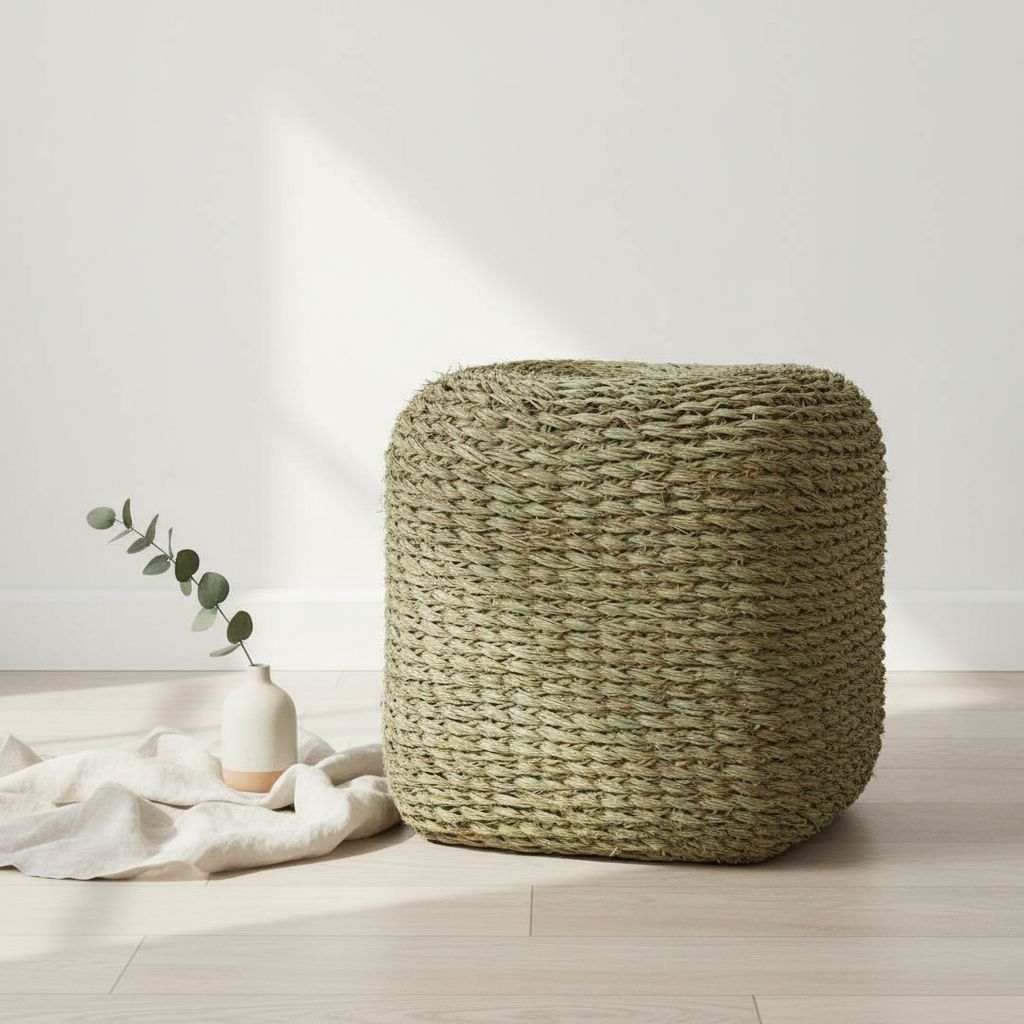 Tabouret en halfa design unique pour un intérieur chic