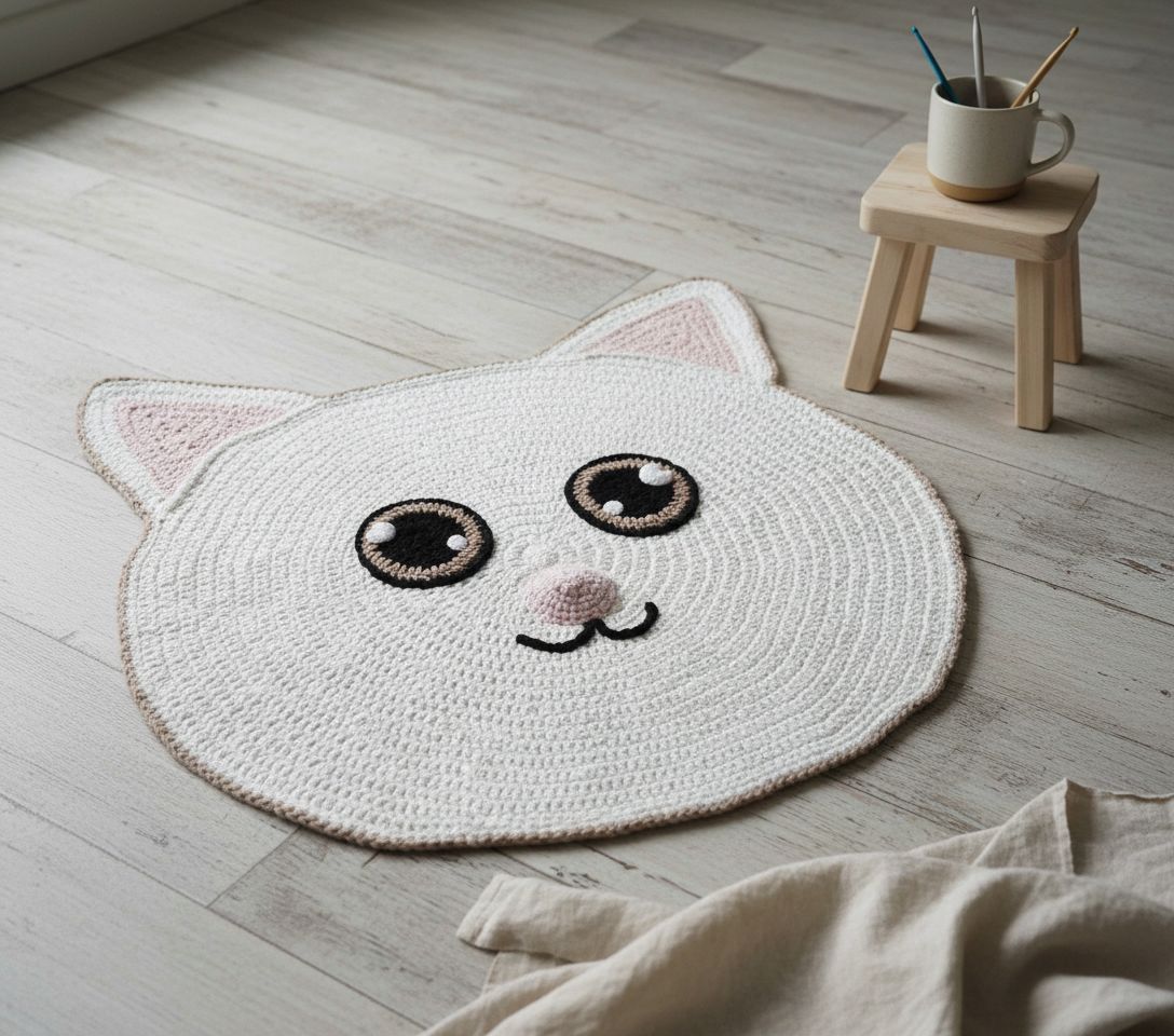 Tapis crochet upcycled pour un intérieur unique et éco-responsable