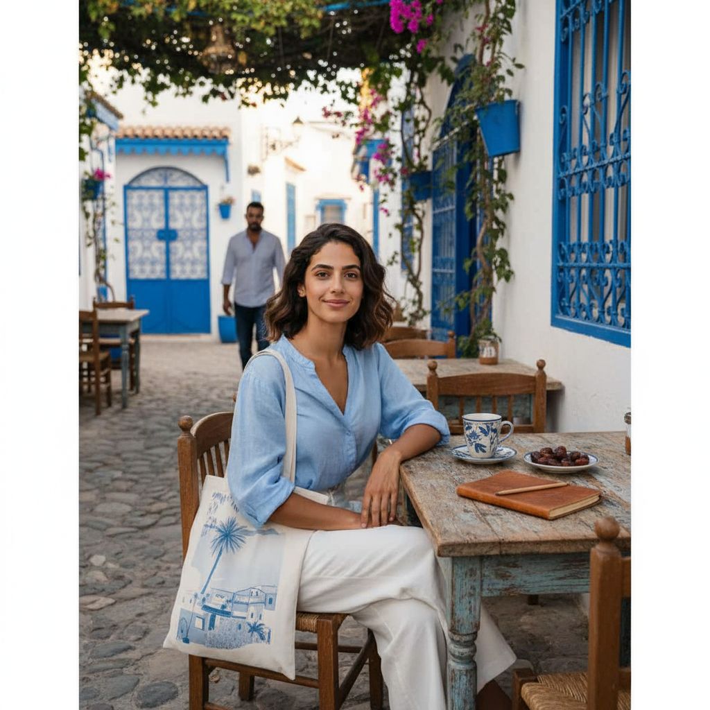 tote bag chic Sidi Bou Said pour un style unique et tendance
