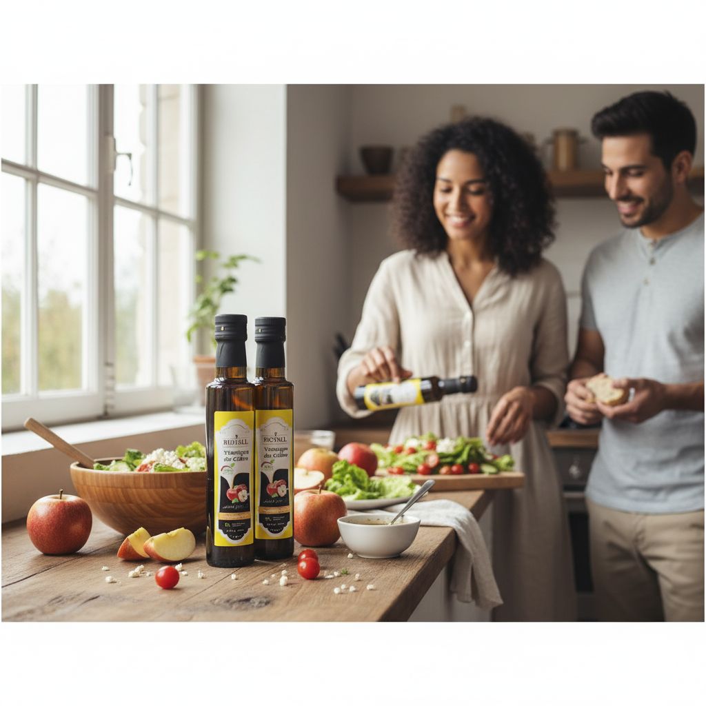 Vinaigre de Cidre Bio Premium - Santé & Saveurs Authentiques