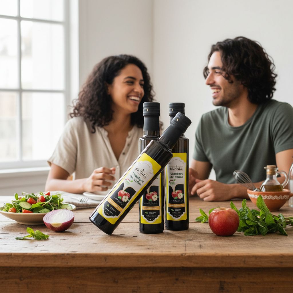Vinaigre de Cidre Bio Premium - Santé & Saveurs Authentiques