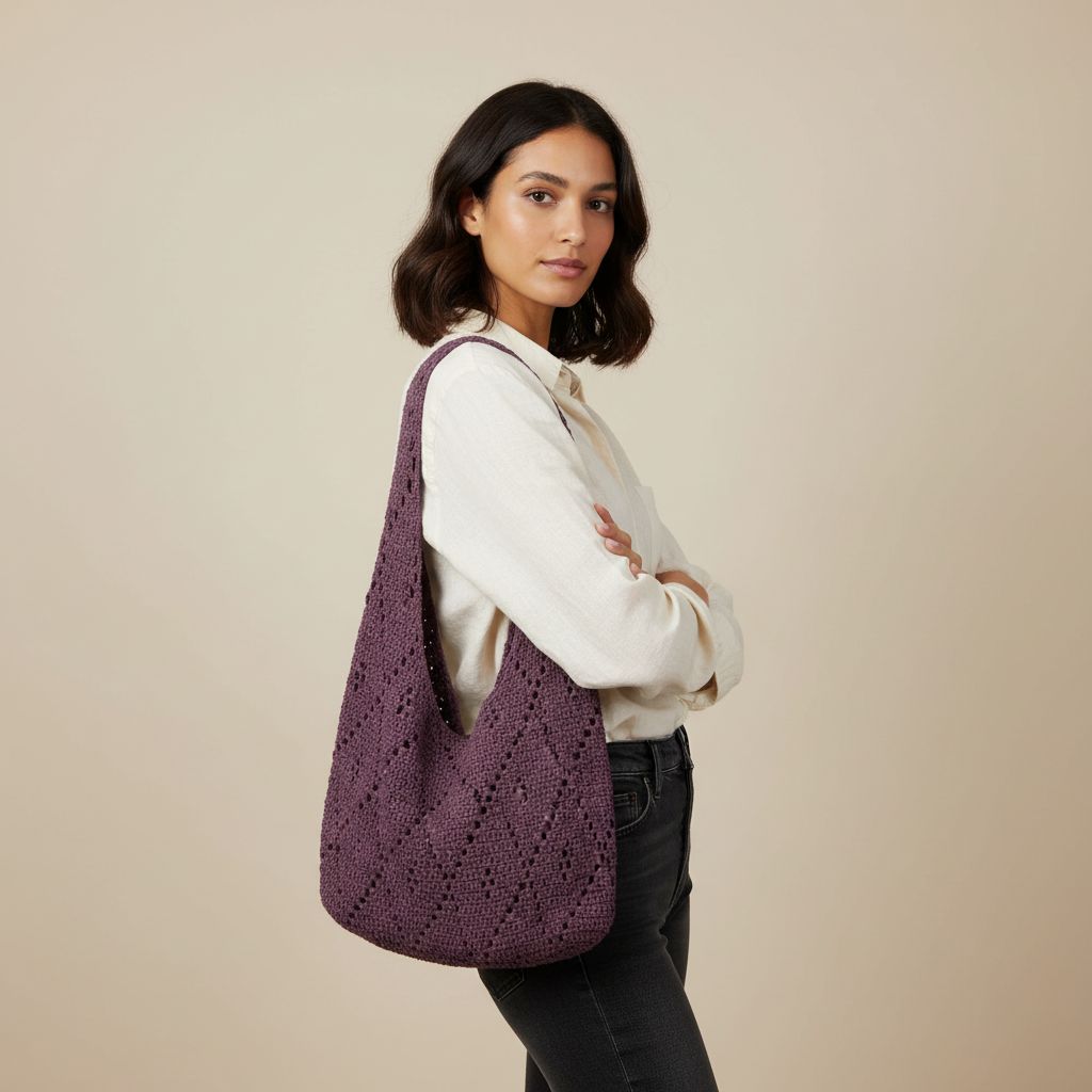 Sac en crochet Violetta au design exclusif et chic