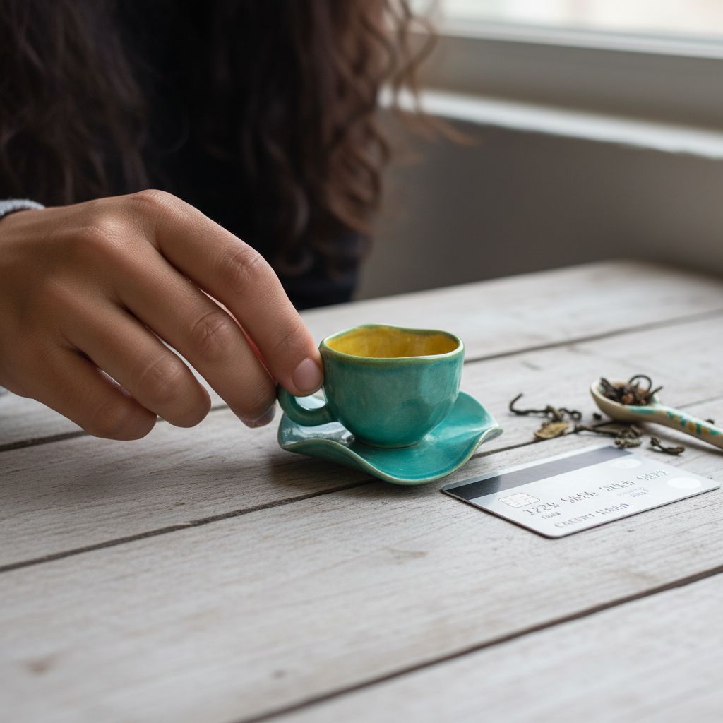 tasse wave élégante en bleu vert noir rose ivoire taille m