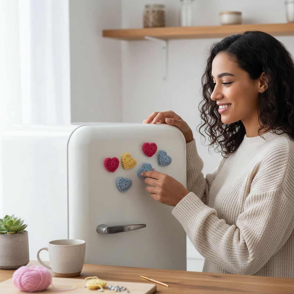 Accessoires réfrigérateur mini coeur irrésistibles en couleurs vives