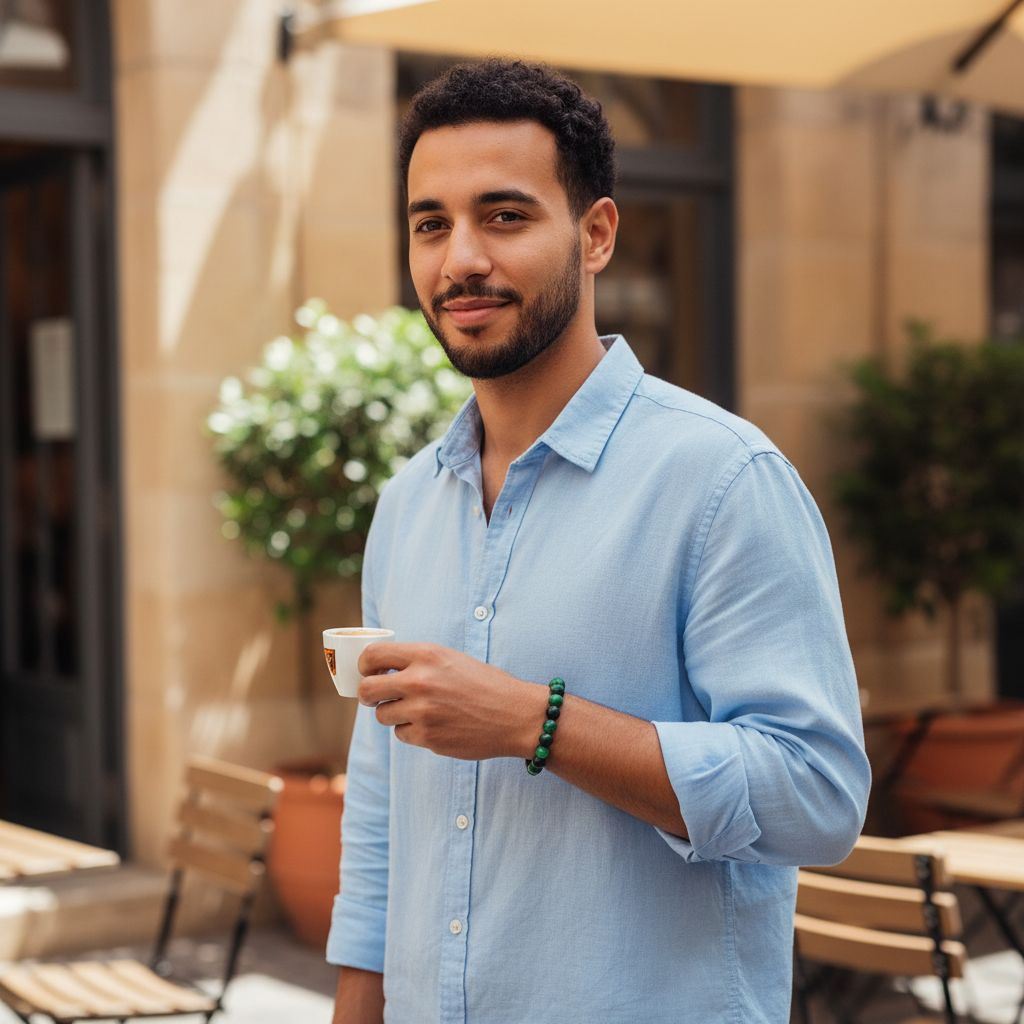 bracelet œil de tigre vert élégance et bien-être immédiat