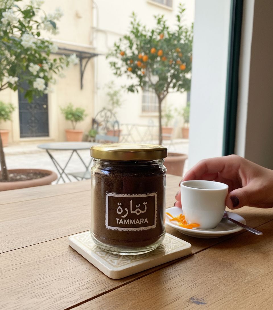 Café traditionnel à la fleur d'oranger pur pour un moment unique