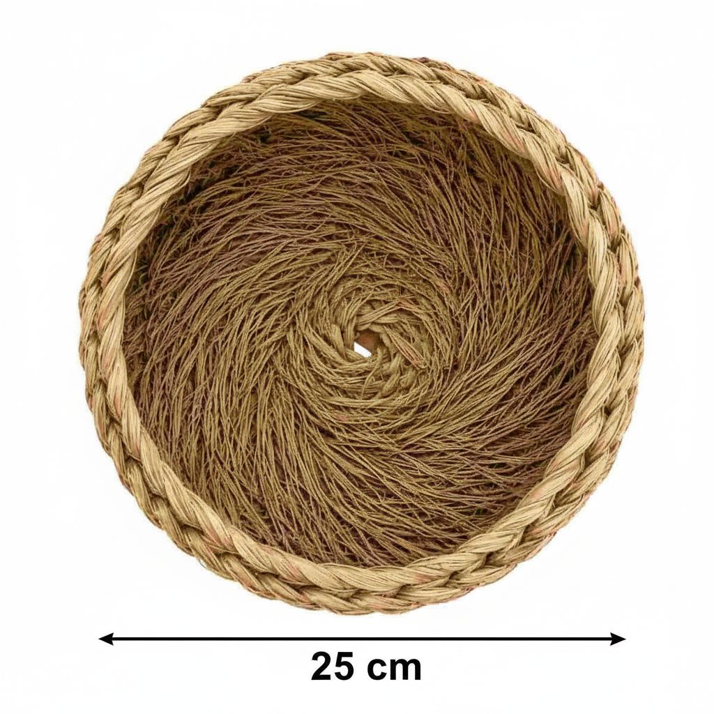 Corbeille en halfa 25 cm un style unique pour votre déco